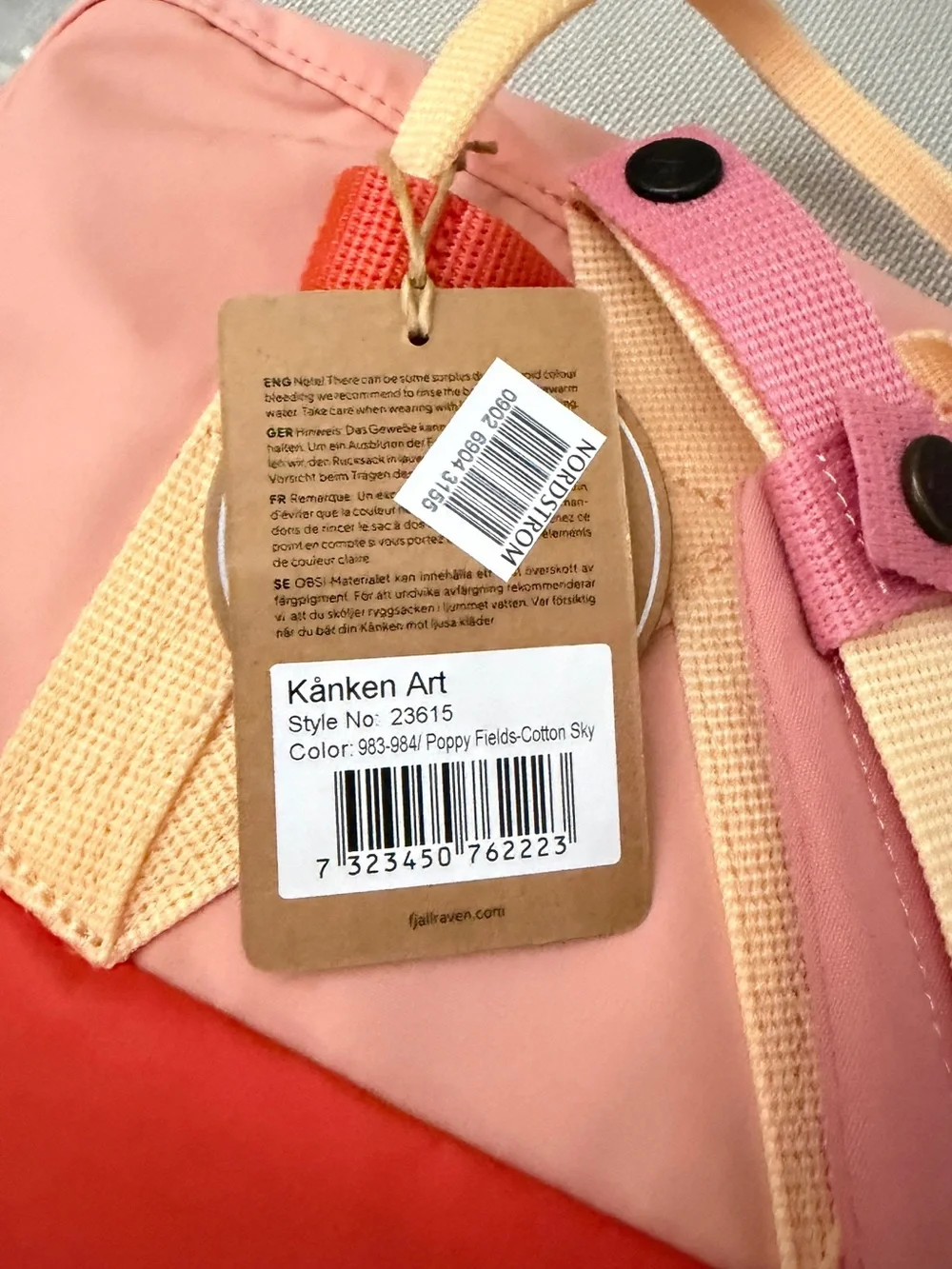 Kånken Two-Tone Coral Backpack
